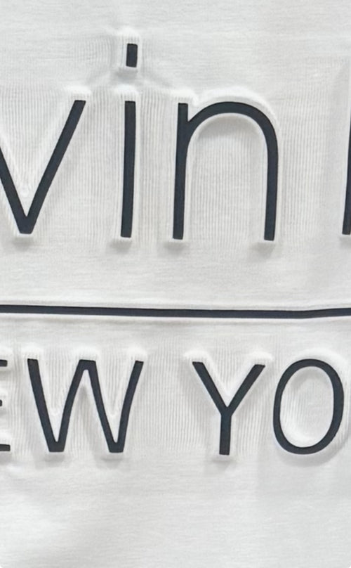 Calvin Klein Embossed Logo T-Shirt – White