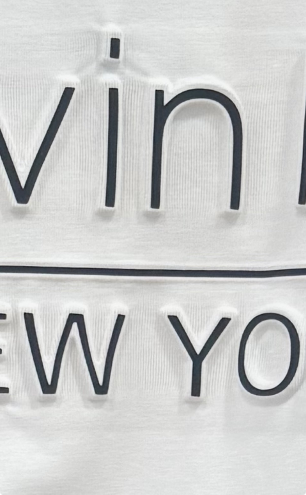Calvin Klein Embossed Logo T-Shirt – Navy Blue