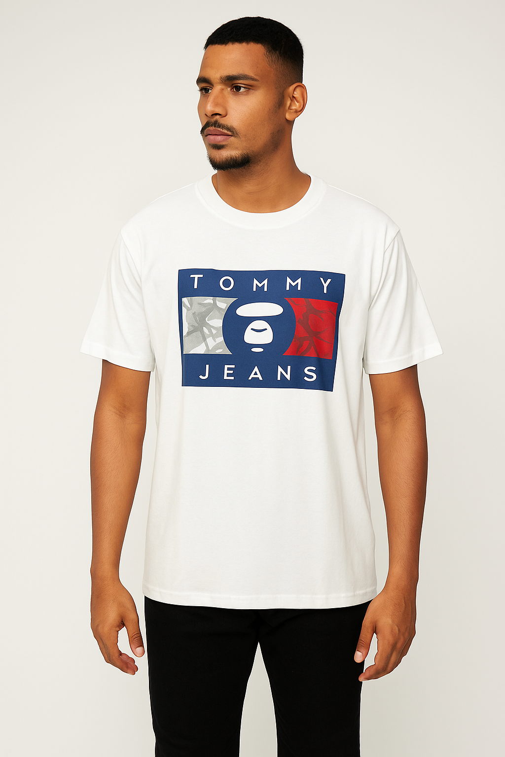 Tommy Jeans Camouflage Colorblock Graphic Tee