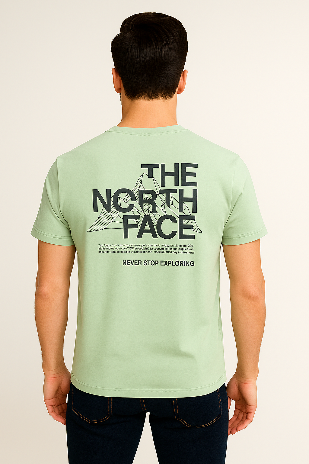 The North Face Men's Mint Green Graphic T-Shirt